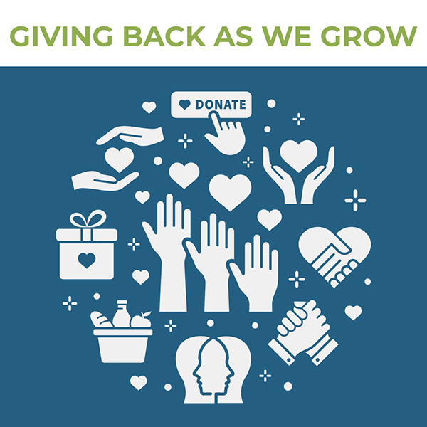 Giving Back as We Grow